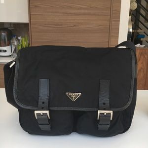 100% Authentic Prada Nylon Messenger Bag